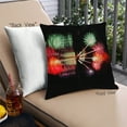 thumbnail image 1 of Ahgly Company Games Fireworks Outdoor Throw Pillow, 18 inch by 18 inch, 1 of 6