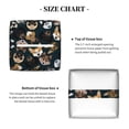 thumbnail image 6 of Tissue Box Cover, Dogs Leather Tissue Box Holder - Tissue Case Facial Paper Organizer for Bathroom, Vanity Countertop, Tabletop, Car, Night Stands, 6 of 7