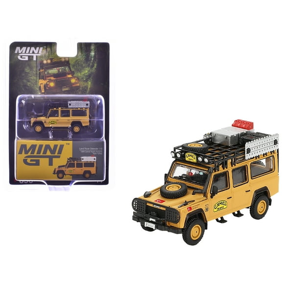 Land Rover Defender 110 Team Turkey "Camel Trophy Amazon" (1989) Limited Edition 1/64 Diecast Model Car by Mini GT