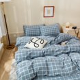 thumbnail image 4 of Plaid Doona cover   Grid Duvet Cover Geometric Plaid, 4 of 9