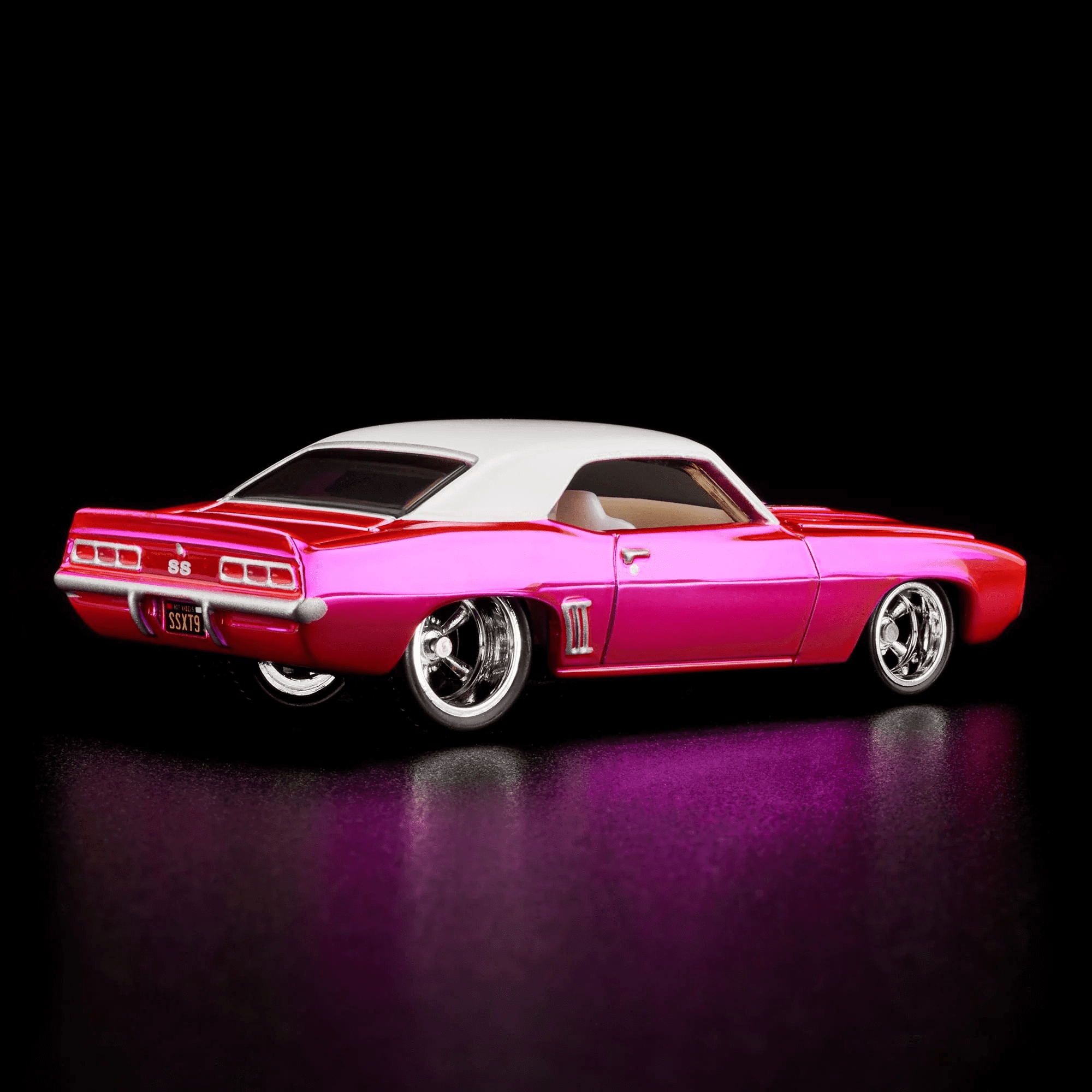 Hot Wheels 1969 Chevy Camaro SS Pink RLC collectors 2024 LA