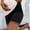 Black, variant on Womens Seamless Maternity Boyshort Underwear Over Bump, Pregnancy High Waisted Shapewear Panties for Support Belly Black M