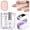 A3-Sheer Jelly Nude(15ml/0.51 fl.oz), variant on SAVILAND Glow In The Dark Gel Nail Polish Set 12 Colors Neon, 7.5 ml/0.25 fl.oz