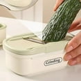 thumbnail image 6 of Multifunctional Garlic Cutter - Manual Vegetable Slicer,Compact Kitchen Gadget for Garlic,Ginger,Easy to Use and Clean B, 6 of 7