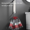 thumbnail image 3 of Kearding Toallero montado en la pared colgador multifunción independiente de una sola capa soporte de almacenamiento de toallas baño suministros para el Accesorios de baño Negro Kearding HA066691-02, 3 of 6