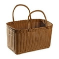 thumbnail image 5 of WeiLaiKeQi Handwoven Basket with Handle Rustic Market Basket for Party Weddings Camping 36cmx19cmx21cm, 5 of 9