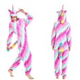 thumbnail image 4 of Kigurumi-Pijama de franela de unicornio para mujer, ropa de dormir Unisex, disfraces de Anime para adultos, invierno, navidad, 4 of 4