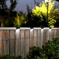 thumbnail image 4 of 4pcs LED lámpara solar al aire libre escalera jardín cerca paso luces de pared (cálido) Tmvgtek Iluminación del hogar multifuncional, 4 of 8