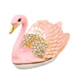 thumbnail image 6 of freneci Swan Jewelry Box Cute Animal Trinket Box for Desktop Living Room Centerpiece Pink, 6 of 8