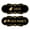 Black Gold, variant on Designer Chicks and Chick Magnets, Novelty Restroom Signs, Set of 2 (Red) - Medium