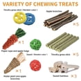thumbnail image 4 of WLGJL Rabbit Toys, Bunny Tunnels & Tubes, Collapsible 3 Way Rabbit Hideout Tunnel with Chew Toys for Bunny Guinea Pig Ferret Kitten, 4 of 6