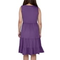 thumbnail image 7 of Sentmoon Party Dress Delightful Sleeveless Boho Summer Dress 2026 Solid Color Regular Fit Lounge Dress Beach Supplies for Work and Weekend S, 7 of 7