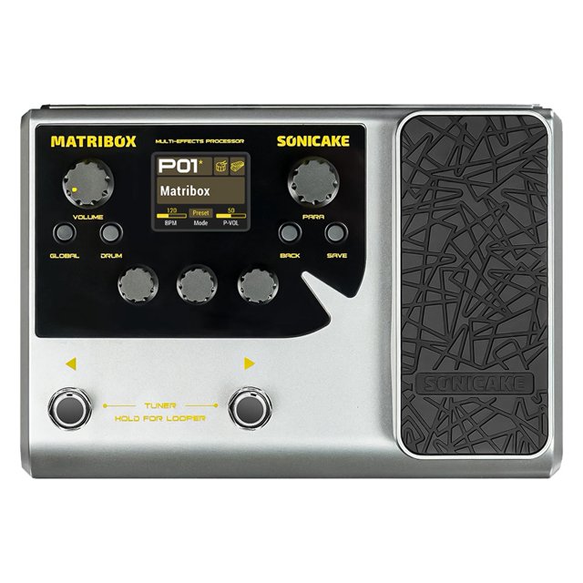 Procesador De MúLtiples Efectos Para Guitarra ElectróNica Matribox Con Pedal De ExpresióN & Amplificador De Modelado Looper Para Guitarra, Bajo & Guitarra AcúStica