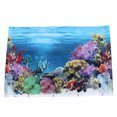 thumbnail image 2 of Background Sticker Adhesive Wallpaper Decorative Pictures Underwater Backdrop Decor for Aquarium Fish Tank (42x30cm H Style), 2 of 7