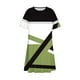 thumbnail image 5 of Vestido de Manga Corta para las Mujeres Casual Impreso Cuello Redondo, Vestido de las Señoras para la Primavera Y el Verano de Uso Diario, 5 of 9