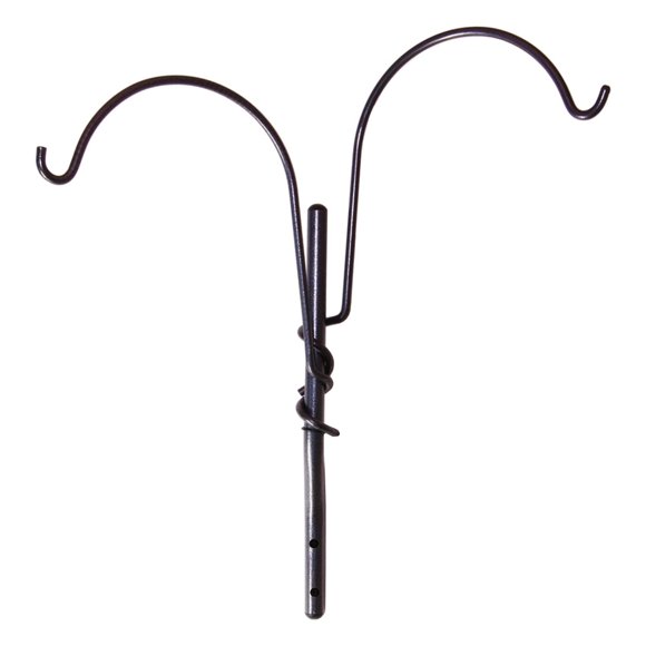 Colgador para plantas de exterior Yard Butler IYTUM-2H con acabado rústico
