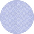 thumbnail image 1 of Ahgly Company Machine Washable Indoor Round Transitional Heavenly Blue Area Rugs, 8' Round, 1 of 7