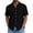 *Black, variant on VBVC Men's Cotton-Linen Button Down Shirt with Pockets, Short Sleeve Lightweight Beach Top For Men,Army Green,S-2XL