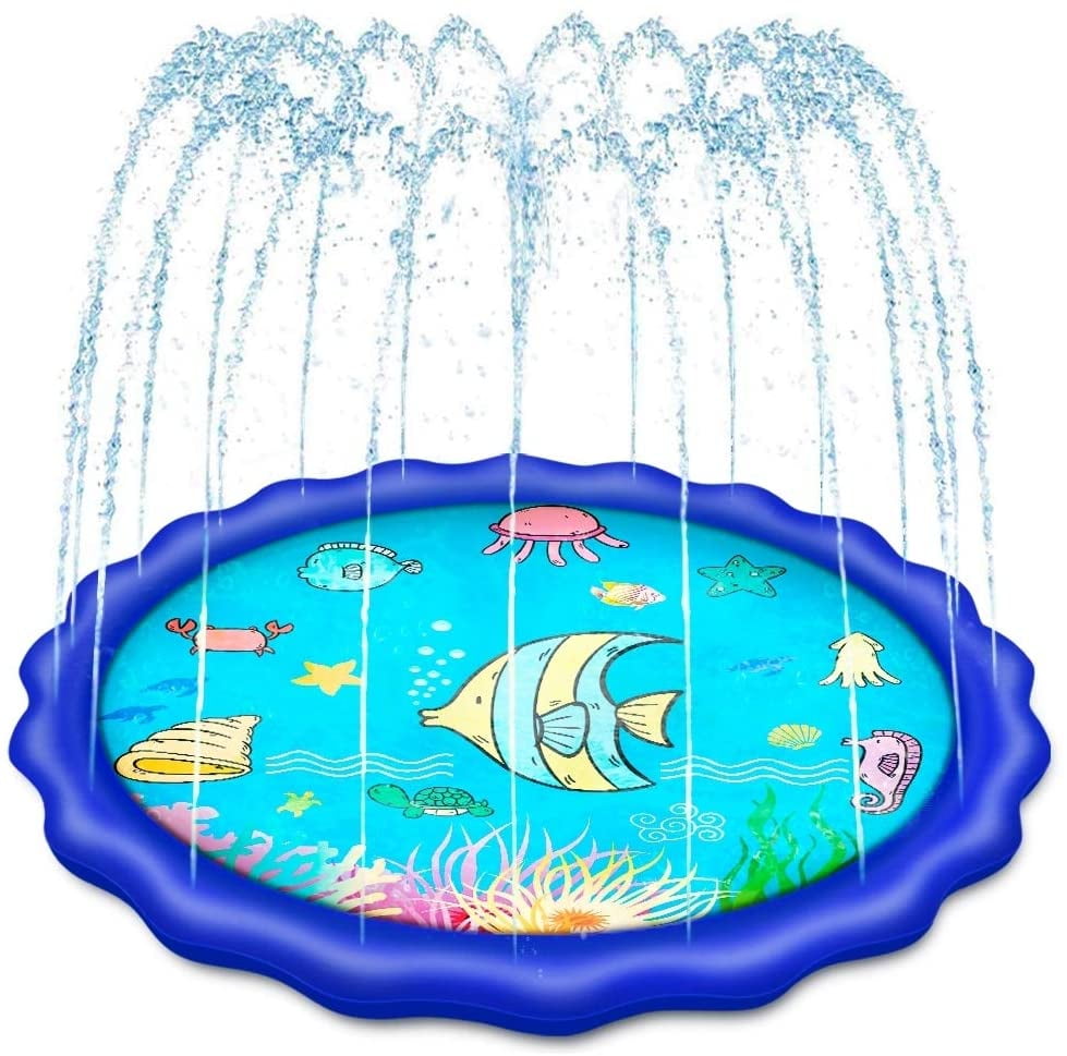 baby pool with sprinkler