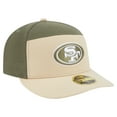 thumbnail image 3 of Men's New Era Light Beige/Olive San Francisco 49ers Two-Tone Color Pack Split Panel 59FIFTY Fitted Hat, 3 of 5