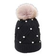 thumbnail image 2 of Cavosen Beanies for Women Winter Outdoor Beanies Skullies Warm Knit Classic Cuffed Caps with Pom Pom for Cold Weather Solid Vacation Caps Wool Hats Soft Breathable Workout Headwear Bonnet, 2 of 4