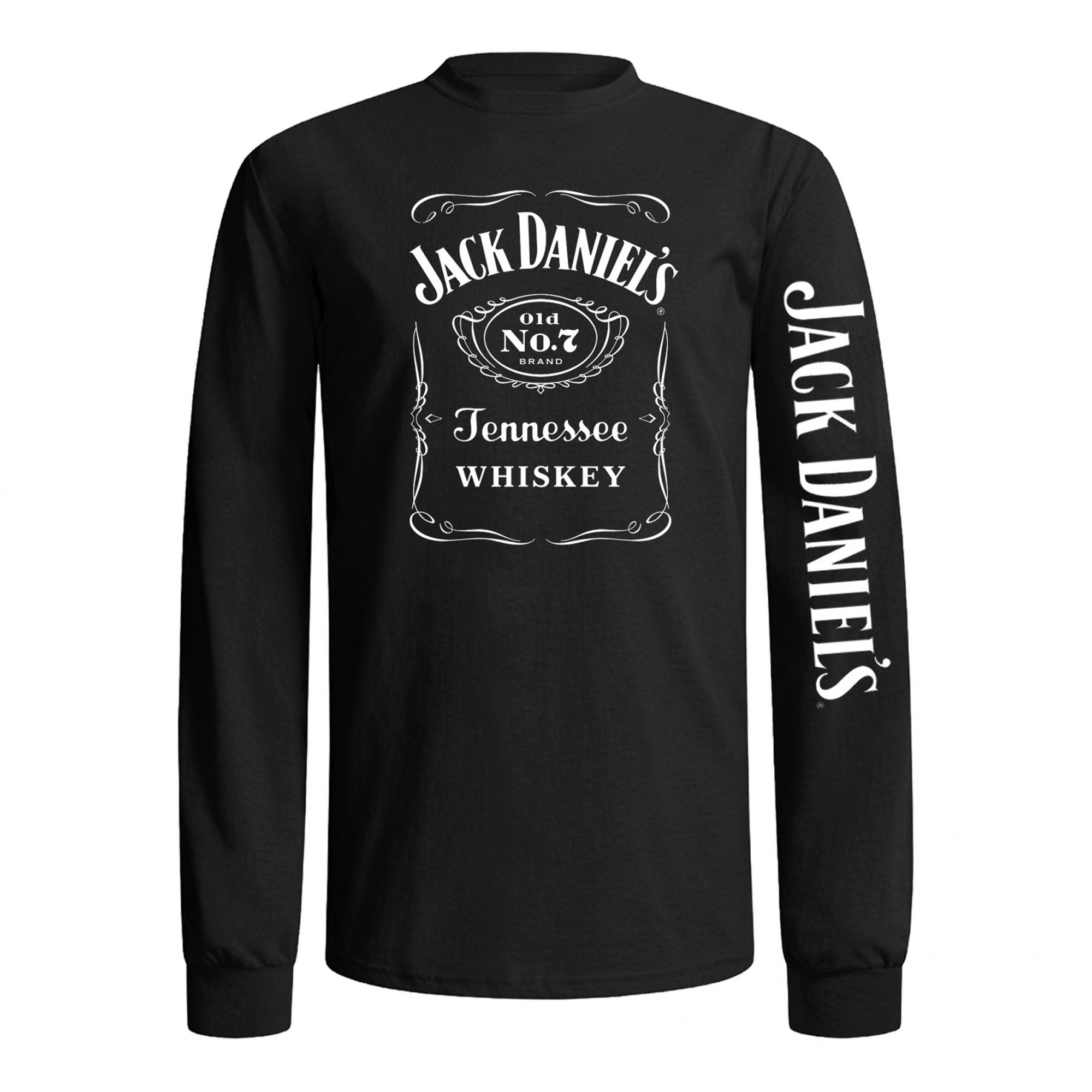 Jack Daniels Old No.7 Brand Tennessee Whiskey Long Sleeve Shirt-2XLarge
