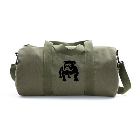 Bulldog Logo Army Sport Heavyweight Canvas Duffel (The Best Duffel Bag)