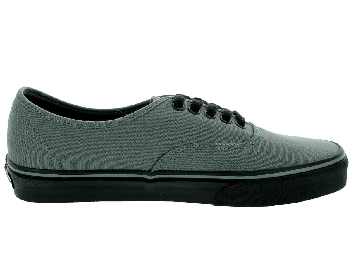 Vans Unisex Authentic Black Sole Skate Shoe Walmart