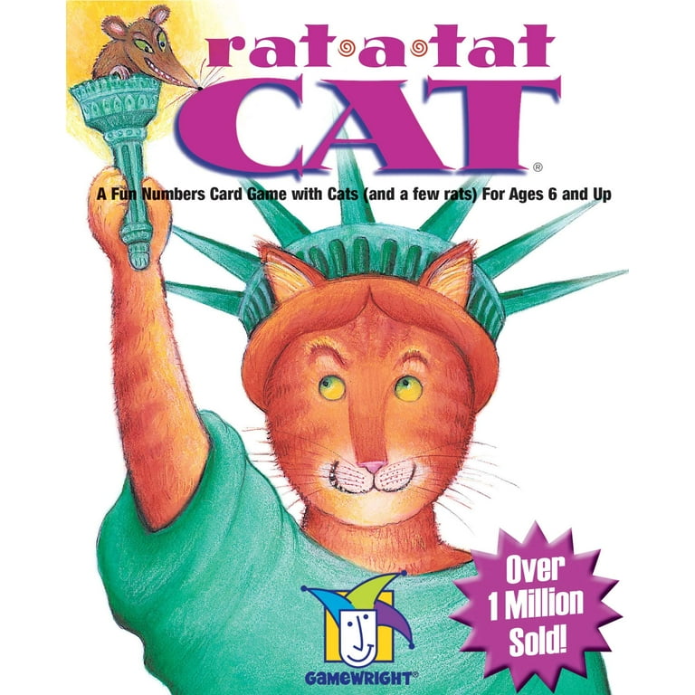 Gamewright - Rat-A-Tat Cat - Card Game, Ages 6+ (2-6 players) 