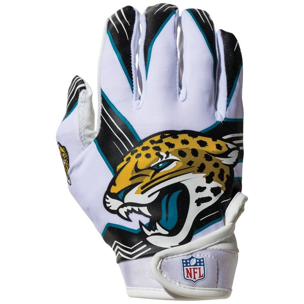 Franklin Sports NFL Jacksonville Jaguars Youth Football Receiver Gloves