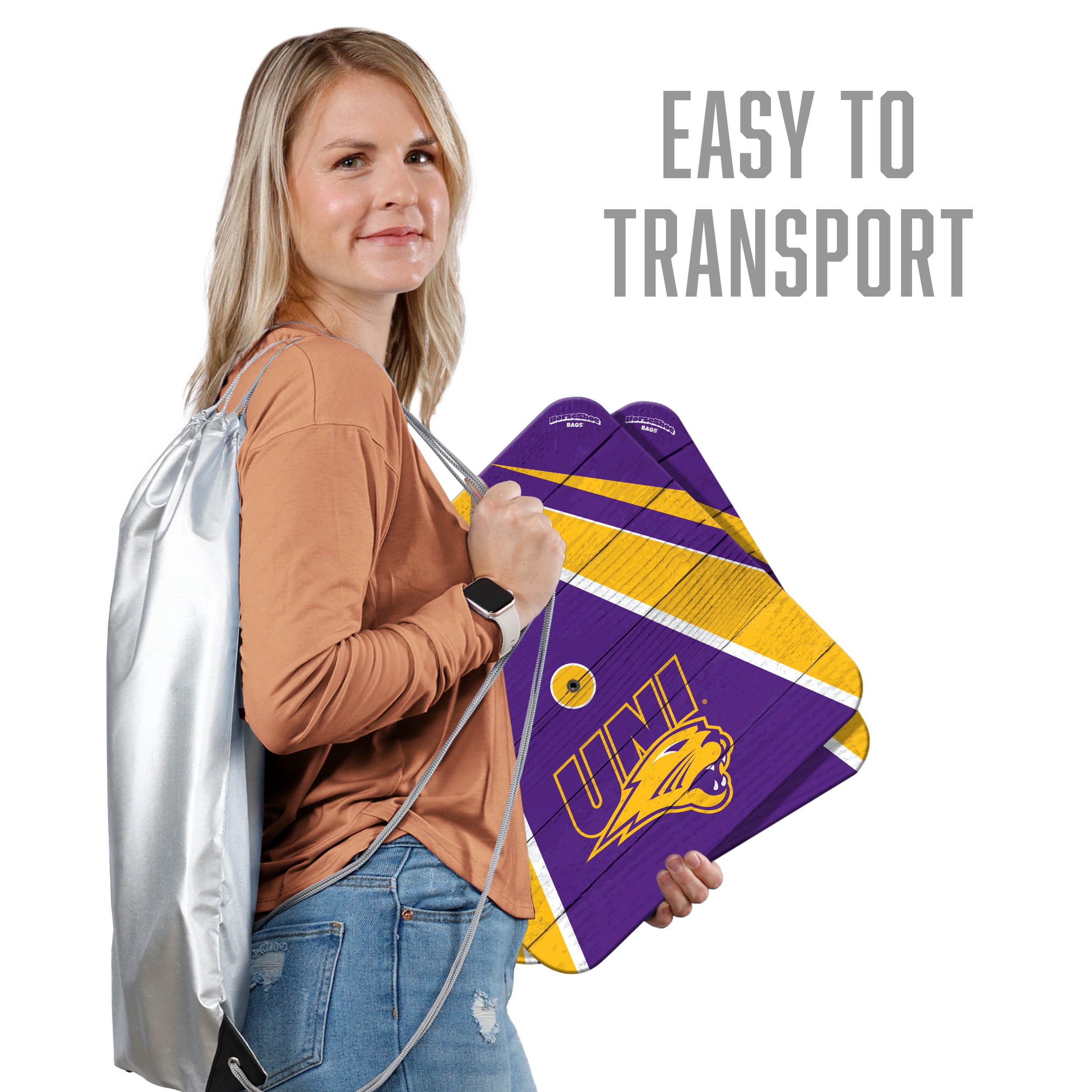 YouTheFan NCAA Northern Iowa Panthers HorseShoe Bags