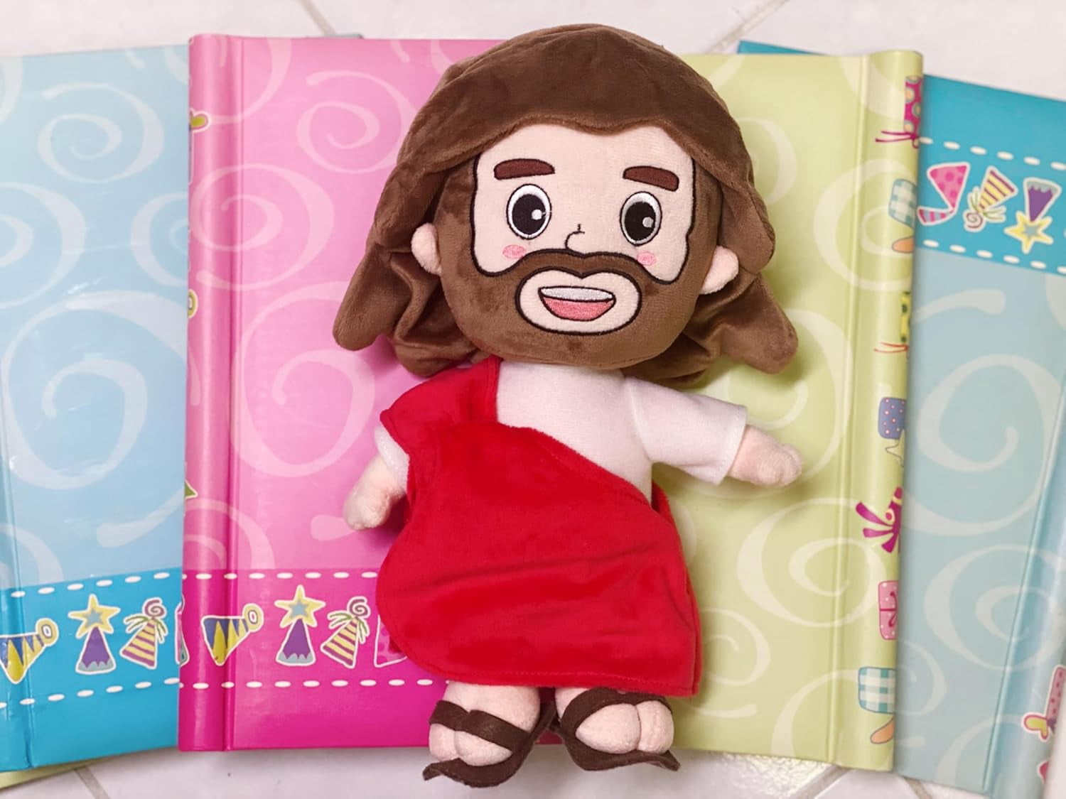 My Jesus Plush 14" Large Christ Doll Cute Christian Stuffed Plush of Son of God for Children, Church, Sunday School, Religious Gift, Kids Jesus Gift