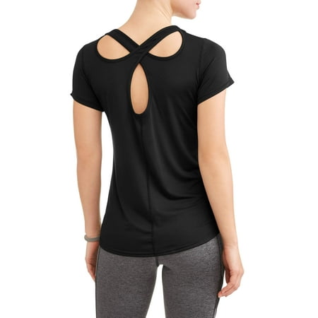 Keyhole Back Tank - Women's Active Performance Keyhole Back Short Sleeve Tee