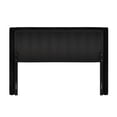 thumbnail image 5 of Home Design Lenox Twin Upholstered Wingback Headboard, Soft Corduroy, Black, Easy to Assemble, 5 of 8