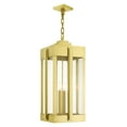 thumbnail image 6 of 27720-04-Livex Lighting-Lexington - 4 Light Outdoor Pendant Lantern in Art Deco Style - 12.63 Inches wide by 29.88 Inches high-Black Finish, 6 of 7