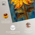 thumbnail image 4 of Impressionist Sunflower Canvas Sunflower Art Prints by Art Remedy, Gallery Wrapped, 36" x 54", 4 of 7
