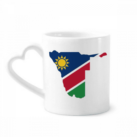 

The Republic of Nabia Africa Map Mug Coffee Cerac Drinkware Glass Heart Cup