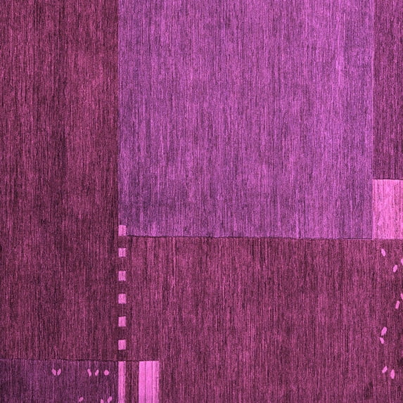 Ahgly Company Indoor Square Abstract Purple Modern Area Rugs, 5' Square