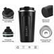 thumbnail image 3 of Taza térmica de acero inoxidable para café, termo de viaje, 510 ml/380 ml, para vacío, 3 of 5