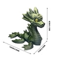 thumbnail image 3 of QTOCIO Printed Mini Sea Dragons Decoration Home Decor Table Furnishings, 3 of 5