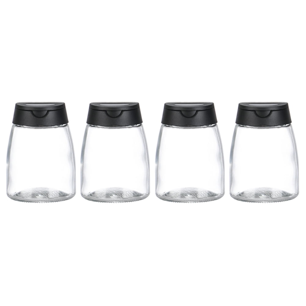 Glass Spice Jars Double Lids Seasoning Shakers Glass Bottles Spice Shakers Sifter Barbecue Salt & Pepper Shaker Container 8PCS) Glass Spice Jars Double Lids Seasoning Shakers Glass Bottles Spice Shakers Sifter Barbecue Salt & Pepper Shaker Container 8PCS)