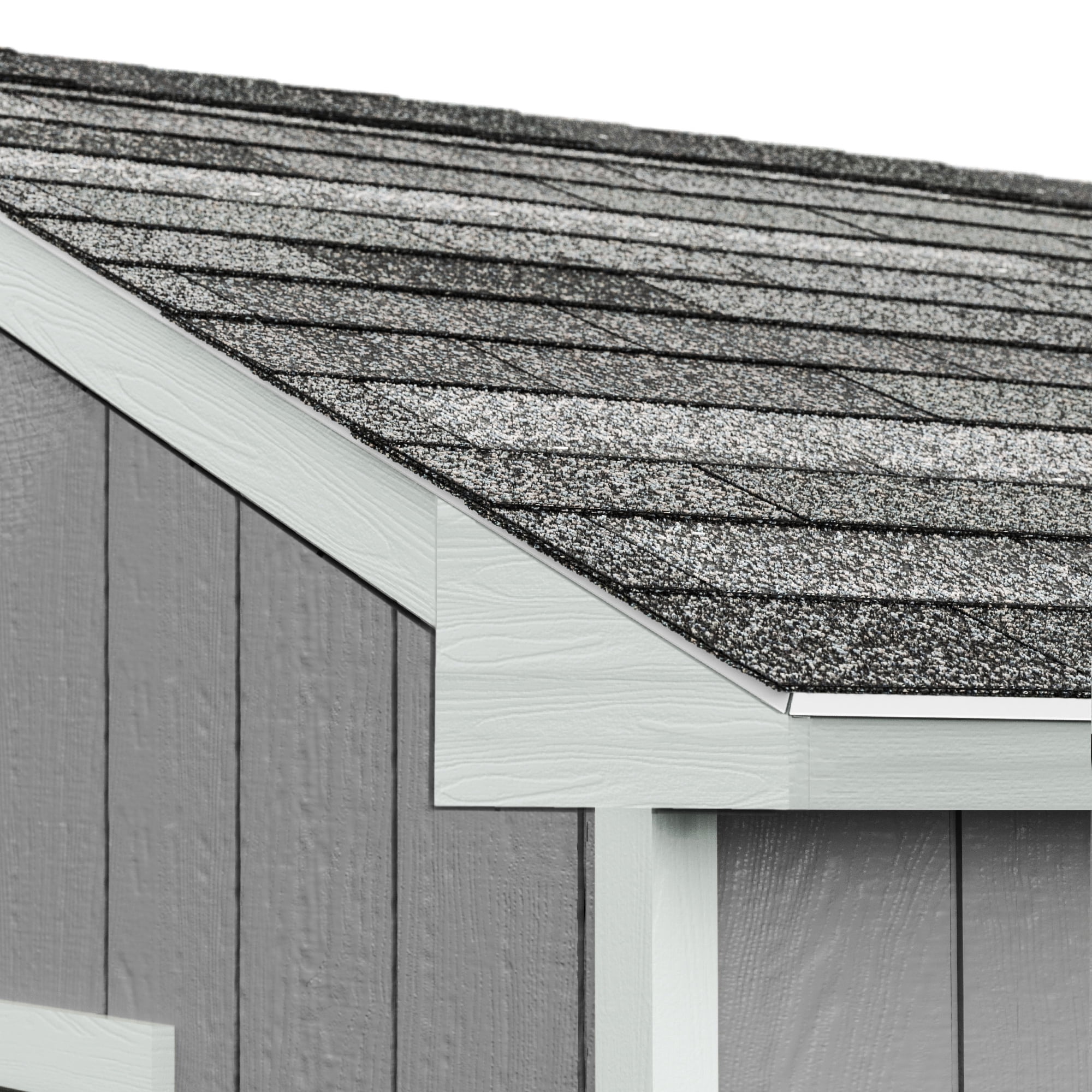 Handy Home Products Cumberland 10 ft. x 16 ft. Outdoor Wood Shed Kit with Smartside (160 sq. ft.)