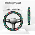 thumbnail image 5 of ZUXONGSY Flower Golf Cart Steering Wheel Covers Club Car Steering Wheel Cover Non-Slip Interior Decor Steering Wheel Accessories Universal Steering Wheel Cover for Club Car Golf Cart, 5 of 7