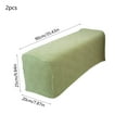 thumbnail image 3 of Elastic Sofa Armrest Covers | 2-Pack Thickened Polyester Fabric Protective Slipcovers | Machine Washable for Home Furniture in Solid Colors, 3 of 6