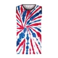 thumbnail image 4 of DPTALR Men Casual Round Neck Pullover Flag 3D Digital Printing T-shirt Tops Vest, 4 of 5