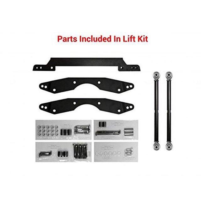 SuperATV Adjustable 1.5-3" Lift Kit for Polaris RZR 800 (2008-2014) | Easy to Install | See Fitment