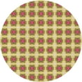 thumbnail image 1 of Ahgly Company Machine Washable Indoor Round Transitional Chestnut Red Area Rugs, 4' Round, 1 of 7