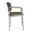 thumbnail image 2 of Pemberly Row Chaise de Réception d'Attente - Acier Argenté / Brun / Brun, 2 of 5