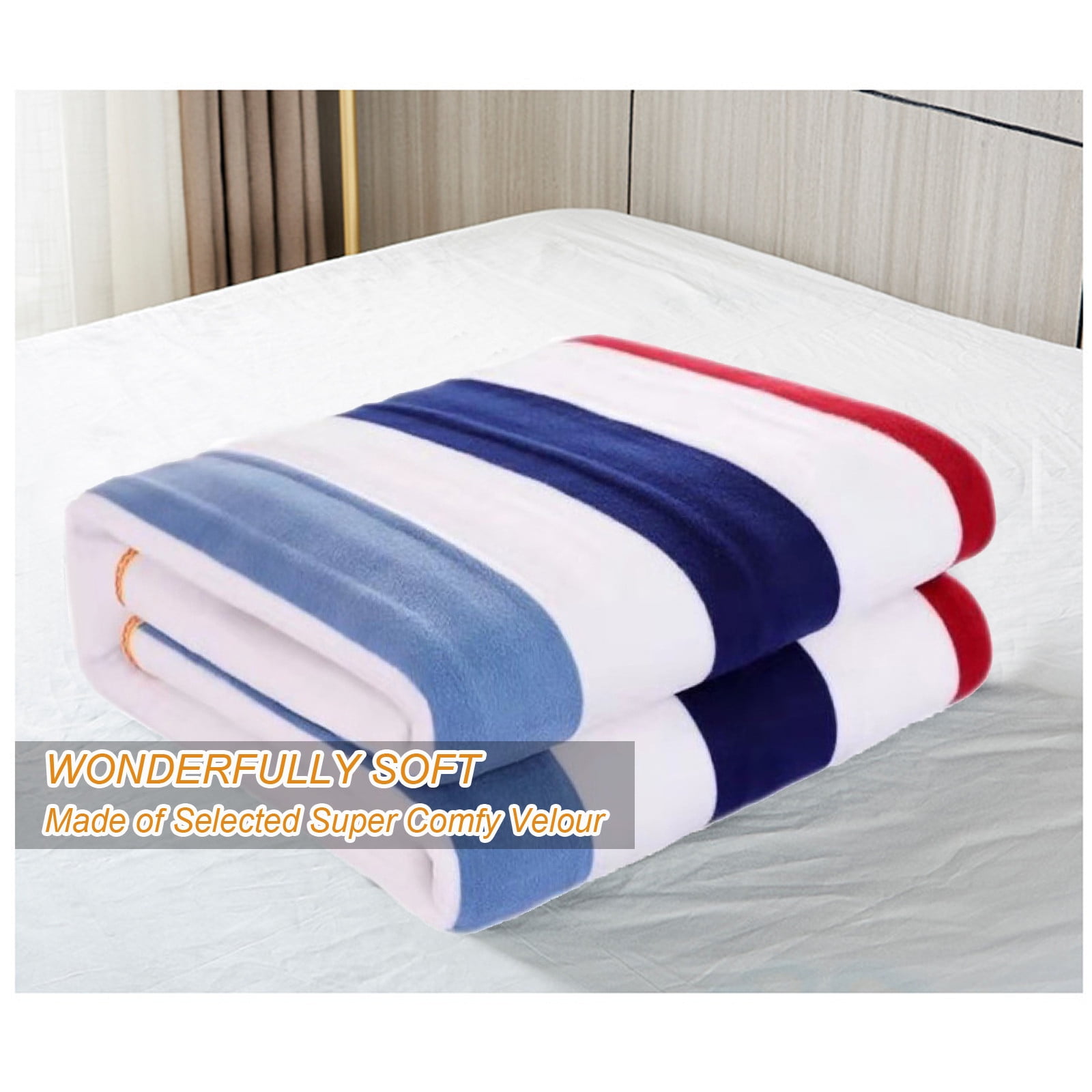 Wovilon Electric Blankets, Cozy Soft Heated Blanket, Flannel Electric Heated Winter Blanket Blanket Electric Heated Soft - 59"X 47"