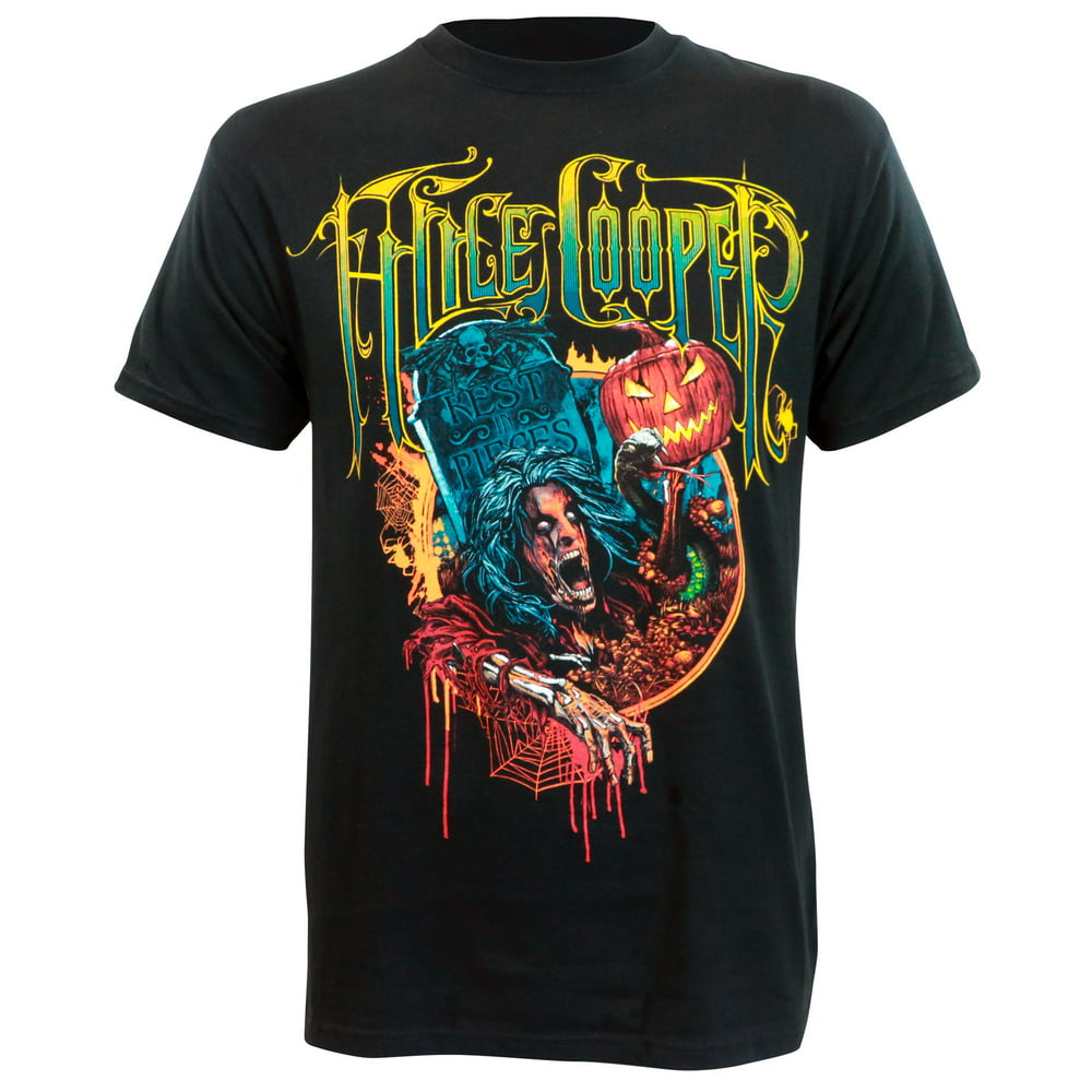 Alice Cooper Men's Halloween Logo T-Shirt Black XL - Walmart.com